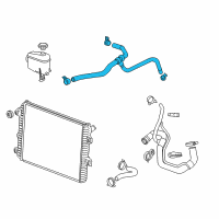 OEM 2015 GMC Sierra 2500 HD Inlet Hose Diagram - 23428266