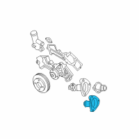 OEM 2000 Nissan Frontier Thermostat Housing Diagram - 13049-4S100