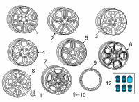 OEM 2021 Jeep Wrangler Lock-Wheel Diagram - 4755282AA