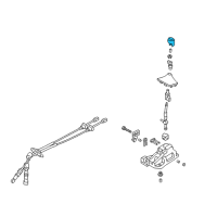 OEM Hyundai Veloster Knob-GEARSHIFT Lever Diagram - 43711-2V200