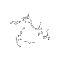 OEM Toyota Lower Hose Clamp Diagram - 90080-46344