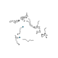 OEM Lexus Clip, Hose Diagram - 90080-46346