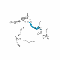 OEM 2012 Toyota Highlander Inlet Pipe Diagram - 16322-0P020