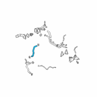 OEM Lexus RX350 Hose, Radiator, NO.2 Diagram - 16572-0P130