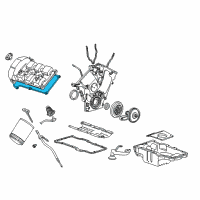 OEM 2002 Mercury Sable Valve Cover Gasket Diagram - YF1Z-6584-BA