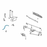 OEM 2003 Honda Pilot Tube (4X7X1830) Diagram - 76802-S9V-A00