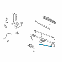 OEM 2006 Honda Pilot Rod Unit A Diagram - 76540-S9V-A01