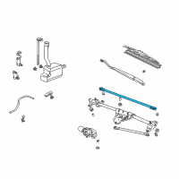 OEM Honda Pilot Rod Unit B Diagram - 76550-S9V-A01