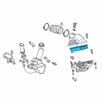 OEM 2012 Acura RL Air Filter Diagram - 17220-RKG-A00