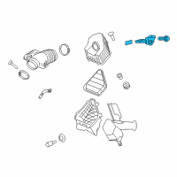 OEM GMC Acadia Air Mass Sensor Diagram - 23262343