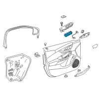 OEM 2018 Chevrolet Volt Window Switch Diagram - 23308159