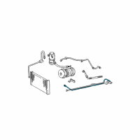 OEM 1991 GMC Safari Tube Asm-Auxiliary A/C Evap Diagram - 15650812