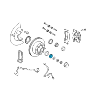 OEM 1994 Ford E-350 Econoline Outer Bearing Diagram - BC2Z-1216-A
