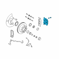 OEM 2010 Ford E-150 Caliper Diagram - 8C2Z-2B121-CL