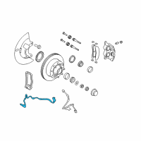 OEM Ford E-350 Super Duty Front Speed Sensor Diagram - 8C2Z-2C204-B