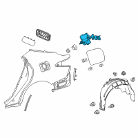 OEM 2020 Toyota Avalon Lock Assembly Diagram - 77030-07010