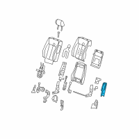 OEM 2007 Cadillac DTS Side Trim Panel Diagram - 88992019