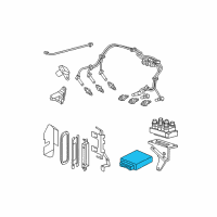 OEM 2004 Ford Explorer ECM Diagram - 4U7Z-12A650-LFARM