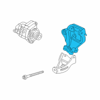 OEM Honda Accord Bracket, Alternator Diagram - 31112-PAA-A00