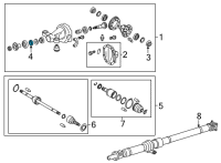 OEM 2004 Lexus IS300 Seal, Type T Oil Diagram - 90311-38070