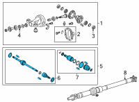 OEM 2022 Toyota GR86 Axle Assembly Diagram - SU003-08850