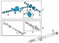 OEM 2013 Scion FR-S Differential Assembly Diagram - 41110-18021