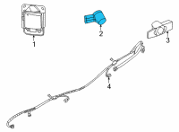 OEM 2022 Nissan Sentra Sensor Assy Distance Diagram - 28438-6CA2B