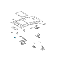 OEM 2009 Lexus LS600h Lamp Assy, Spot Diagram - 81360-50030-A1