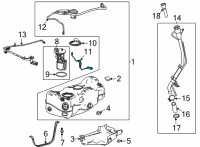 OEM 2021 Buick Encore GX Fuel Gauge Sending Unit Diagram - 42720988