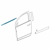 OEM 2021 Buick Encore Belt Molding Diagram - 42588397