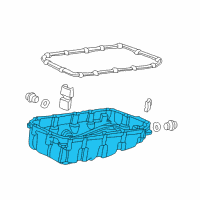 OEM Honda Civic Pan, Oil Diagram - 21151-PLY-000