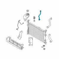 OEM 2018 Infiniti QX30 Hose-Reservoir Tank Diagram - 21742-5DA0A