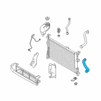 OEM 2018 Infiniti QX30 Hose-Radiator, Upper Diagram - 21501-5DD0A