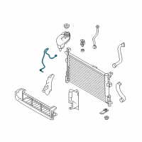 OEM Infiniti QX30 Hose-Reservoir Tank Diagram - 21741-5DC0A