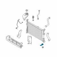 OEM Infiniti Bracket-Radiator Mounting Diagram - 21545-5DA0A