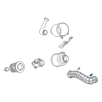 OEM 1996 Ford Explorer Air Intake Temperature Sensor Diagram - F4TZ-12A697-A