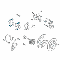 OEM 2019 Hyundai Santa Fe Spring-Pad Diagram - 58244-S1300