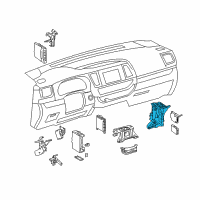 OEM 2017 Toyota Highlander Box Diagram - 82877-0E050