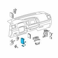 OEM 2015 Toyota Highlander Junction Block Diagram - 82730-0EA70