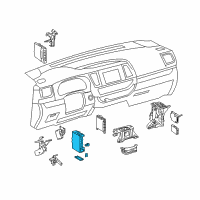 OEM 2017 Toyota Highlander Junction Block Diagram - 82730-0EA70