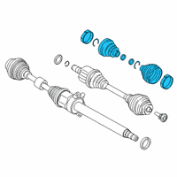 OEM 2018 BMW X2 Repair Kit, Gaiter Inner / Outer Diagram - 31-60-8-625-847