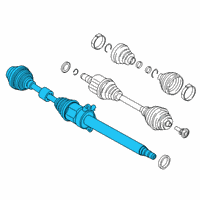 OEM 2021 BMW X1 OUTPUT SHAFT RIGHT Diagram - 31-60-5-A2E-058