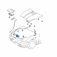 OEM Toyota Celica Lock Diagram - 53510-20580