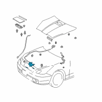 OEM 2005 Toyota Celica Lock Diagram - 53510-20580