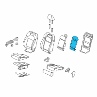 OEM 2016 Acura MDX Heater, Right Front Diagram - 81124-TZ5-A01