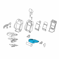 OEM Acura MDX Pad, Right Front Diagram - 81137-TZ5-A01