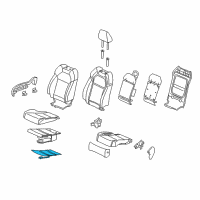 OEM 2016 Acura MDX Heater, Right Front Diagram - 81134-TZ5-A01