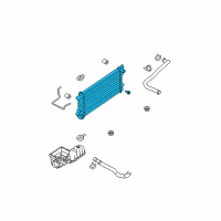 OEM Ford Radiator Diagram - 9L3Z-8005-B