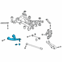 OEM Honda Passport Arm, Left Rear (Upper) Diagram - 52520-TZ5-A00