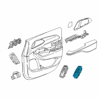 OEM 2020 Chrysler Voyager Switch-Front Door Diagram - 68234092AC